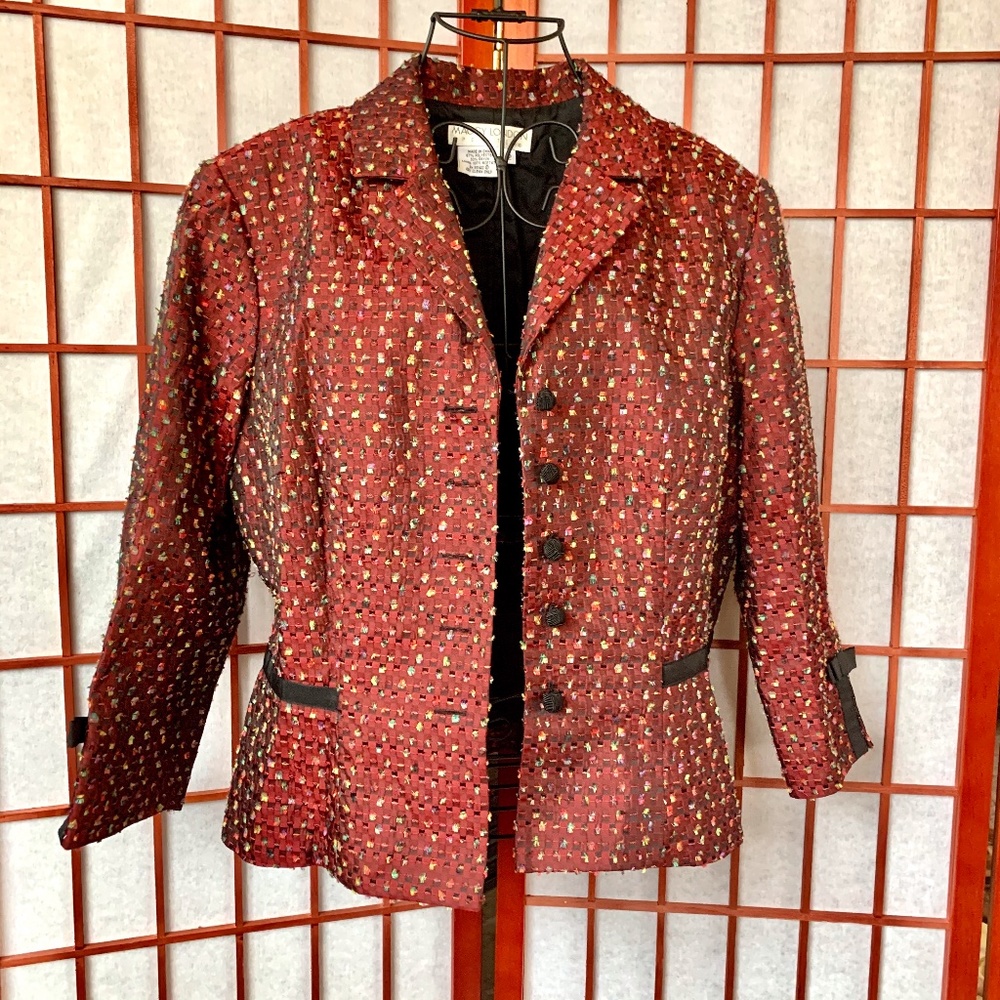 Maggy London Petites Multi-Color Blazer